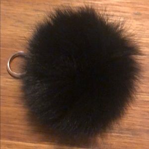 puff ball key chain pom pom fur ball keychain